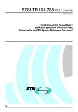 ETSI TR 101788-V1.2.1 (22.5.2001)