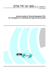 ETSI TR 101800-V1.1.1 (13.7.2000)