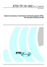 ETSI TR 101802-V1.1.1 (16.6.2000)