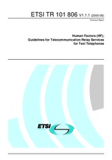 ETSI TR 101806-V1.1.1 (16.6.2000)