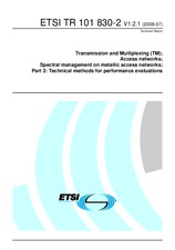 ETSI TR 101830-2-V1.2.1 (11.7.2008)