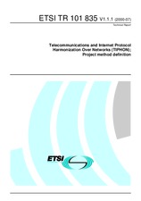 ETSI TR 101835-V1.1.1 (18.7.2000)