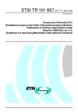 ETSI TR 101857-V1.1.1 (19.6.2001)