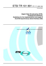ETSI TR 101891-V1.1.1 (16.2.2001)