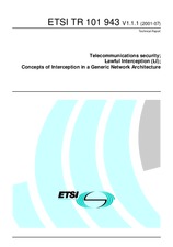 ETSI TR 101943-V1.1.1 (3.7.2001)