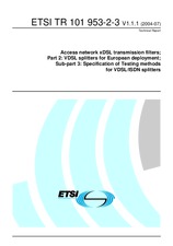 ETSI TR 101953-2-3-V1.1.1 (2.7.2004)