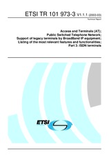 ETSI TR 101973-3-V1.1.1 (17.3.2003)