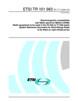ETSI TR 101983-V1.1.1 (20.7.2001)