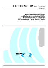 ETSI TR 102001-V1.1.1 (10.4.2003)