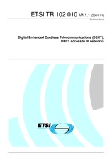 ETSI TR 102010-V1.1.1 (22.11.2001)