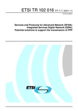 ETSI TR 102016-V1.1.1 (28.11.2001)