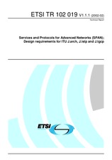 ETSI TR 102019-V1.1.1 (26.2.2002)