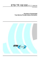 ETSI TR 102030-V1.1.1 (26.3.2002)
