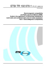 ETSI TR 102070-1-V1.2.1 (4.12.2003)