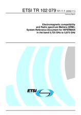 ETSI TR 102079-V1.1.1 (18.11.2002)