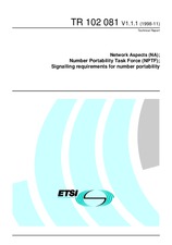 ETSI TR 102081-V1.1.1 (24.11.1998)