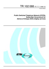 ETSI TR 102088-V1.1.1 (21.12.1998)