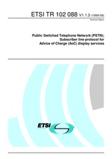 ETSI TR 102088-V1.1.3 (8.9.1999)