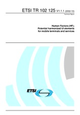 ETSI TR 102125-V1.1.1 (21.10.2002)