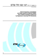 ETSI TR 102137-V1.1.1 (25.11.2002)