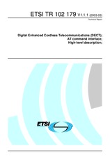 ETSI TR 102179-V1.1.1 (13.3.2003)
