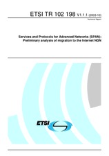 ETSI TR 102198-V1.1.1 (31.10.2003)