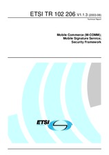 ETSI TR 102206-V1.1.3 (28.8.2003)