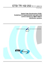 ETSI TR 102252-V1.1.1 (30.9.2003)