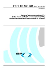 ETSI TR 102281-V2.0.0 (4.5.2006)