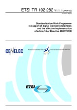 ETSI TR 102282-V1.1.1 (10.2.2004)