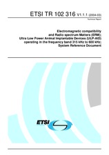 ETSI TR 102316-V1.1.1 (26.3.2004)