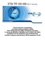 ETSI TR 102436-V2.1.1 (17.6.2014)