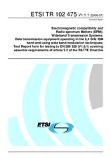 ETSI TR 102475-V1.1.1 (12.7.2006)