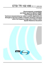 ETSI TR 102496-V1.1.1 (22.6.2005)
