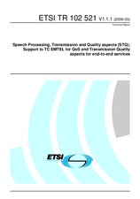 ETSI TR 102521-V1.1.1 (18.5.2006)