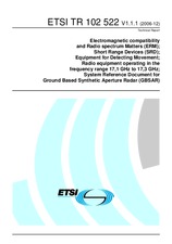 ETSI TR 102522-V1.1.1 (14.12.2006)