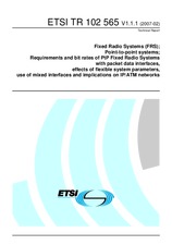 ETSI TR 102565-V1.1.1 (15.2.2007)