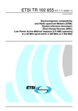 ETSI TR 102655-V1.1.1 (25.11.2008)