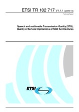 ETSI TR 102717-V1.1.1 (29.10.2009)