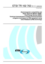ETSI TR 102763-V1.1.1 (9.6.2009)