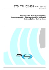 ETSI TR 102803-V1.1.1 (24.3.2010)
