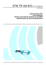 ETSI TR 102972-V1.1.1 (23.10.2009)