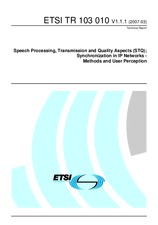 ETSI TR 103010-V1.1.1 (21.3.2007)