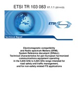 ETSI TR 103083-V1.1.1 (25.3.2014)