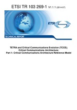 ETSI TR 103269-1-V1.1.1 (3.7.2014)
