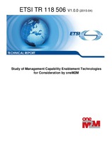 ETSI TR 118506-V1.0.0 (10.4.2015)