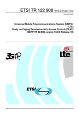 ETSI TR 122908-V10.0.0 (19.5.2011)