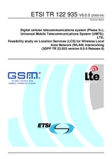 ETSI TR 122935-V8.0.0 (21.4.2009)