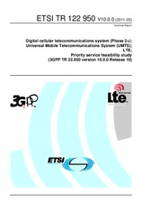 ETSI TR 122950-V10.0.0 (19.5.2011)