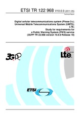 ETSI TR 122968-V10.0.0 (19.5.2011)